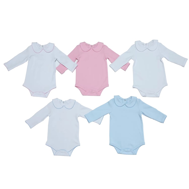 Bērnu drēbes pēc pasūtījuma picot apdare baby onesie